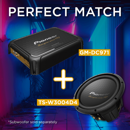 GM-DC971 Champion Series PRO Class-D Mono Amplifier 2400W Max / 1200W RMS At 1 Ohm